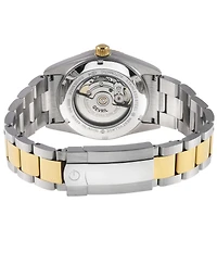 Gevril Men's Swiss Made West Village Swiss Automatic Two tone Stainless Steel Bracelet Watch
