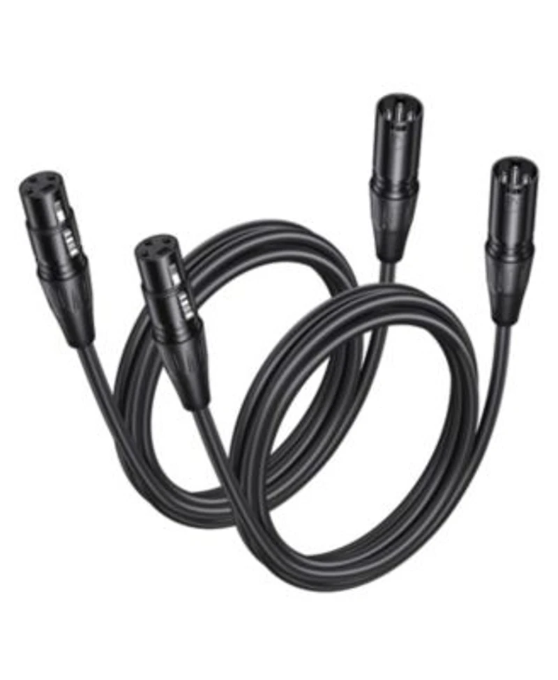 Lofree 2 Pack Xlr Microphone Cable Oxygen Free Copper Pro Audio