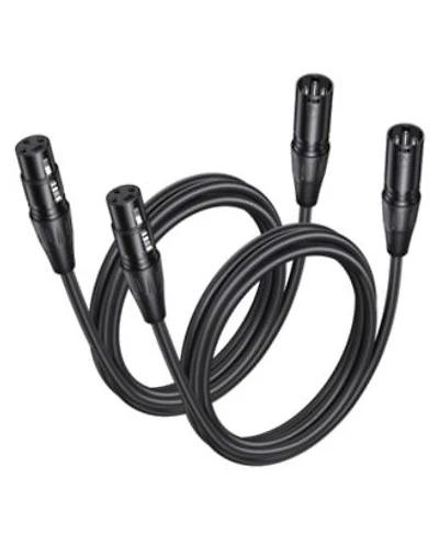 Lofree 2 Pack Xlr Microphone Cable Oxygen Free Copper Pro Audio
