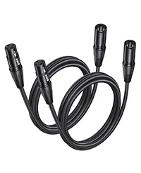 Lofree 2 Pack Xlr Microphone Cable Oxygen Free Copper Pro Audio