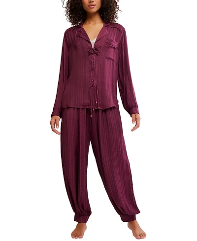 Free People Women's Let's Sleep Pajama Set