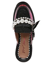 Betsey Johnson Women's Haven Platform Loafers Mules