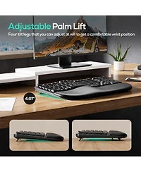 Lofree Wireless Ergonomic Wave Keyboard