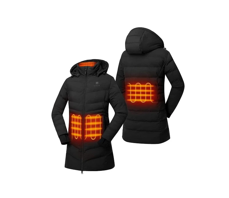 ororo Women's Heated Puffer Hooded Jacket