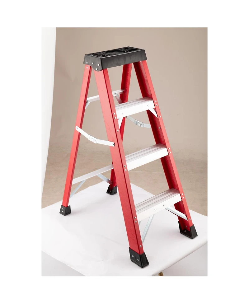 Streamdale Furniture Fiberglass Single-Sided Insulated Stepladder, 330 lb Capacity