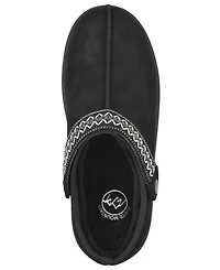 White Mountain Women's Incast Faux Fur-Lined Clogs
