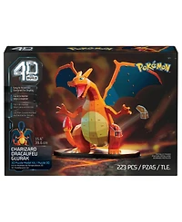 Pokemon 4D Build Charizard 223-Piece 3D Puzzle, Ages 12+