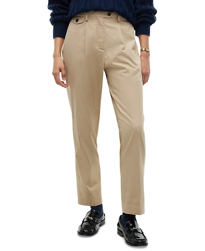 Tommy Hilfiger Women's American Icons Chino High-Rise Straight Pants