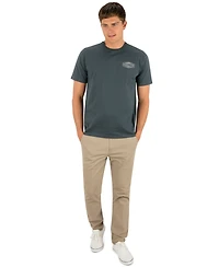 Hurley Men's Industry Artwork At Top Left Chest Regular-Fit T-Shirt