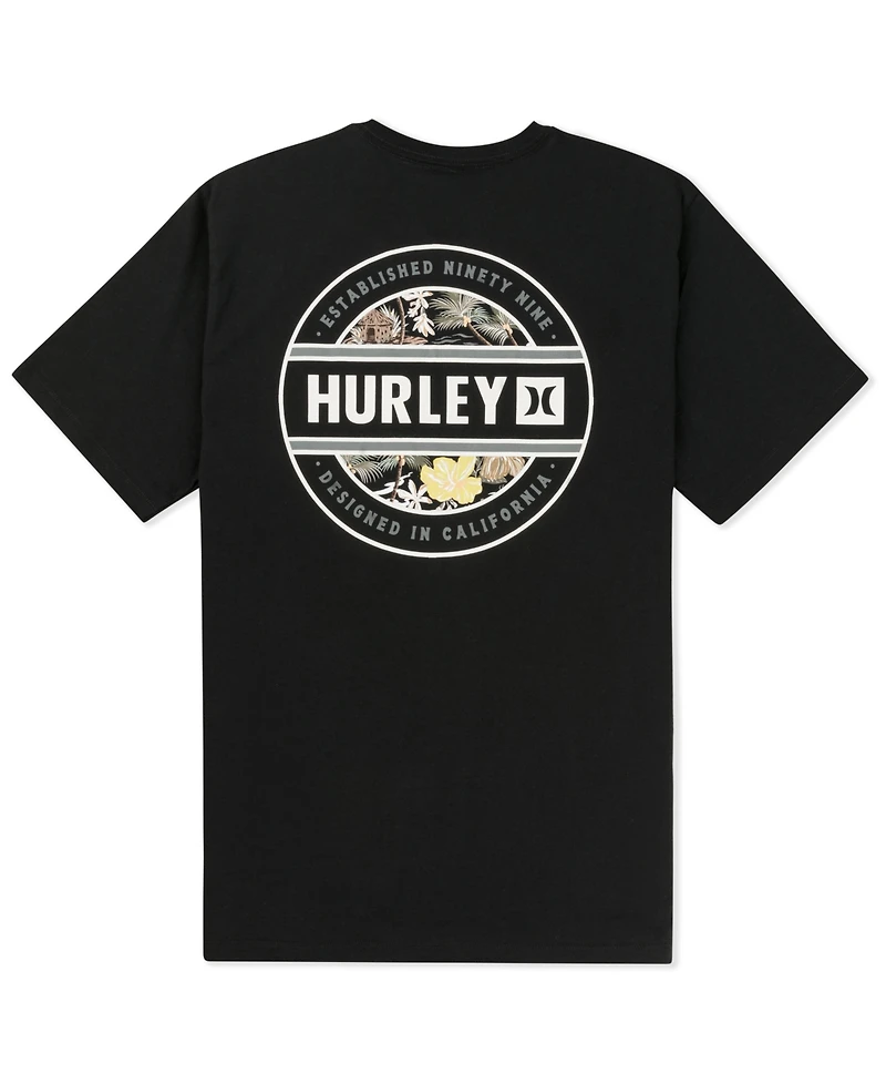 Hurley Men's Classic Crewneck Short-Sleeve T-Shirt