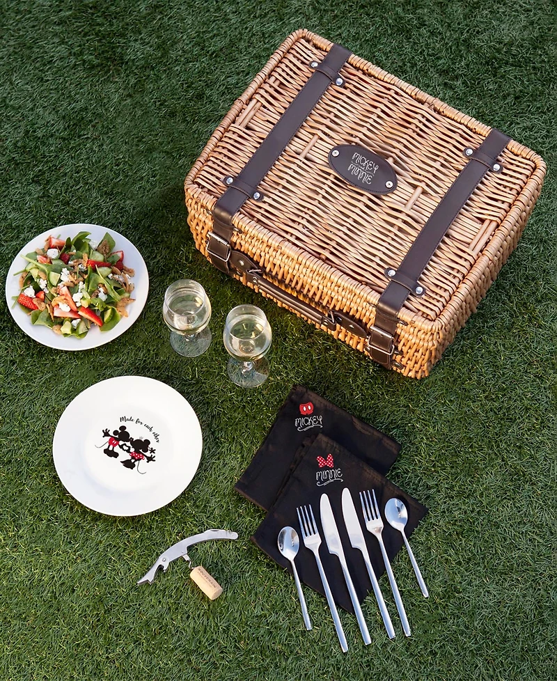 Picnic Time Mickey & Minnie Mouse Champion Picnic Basket