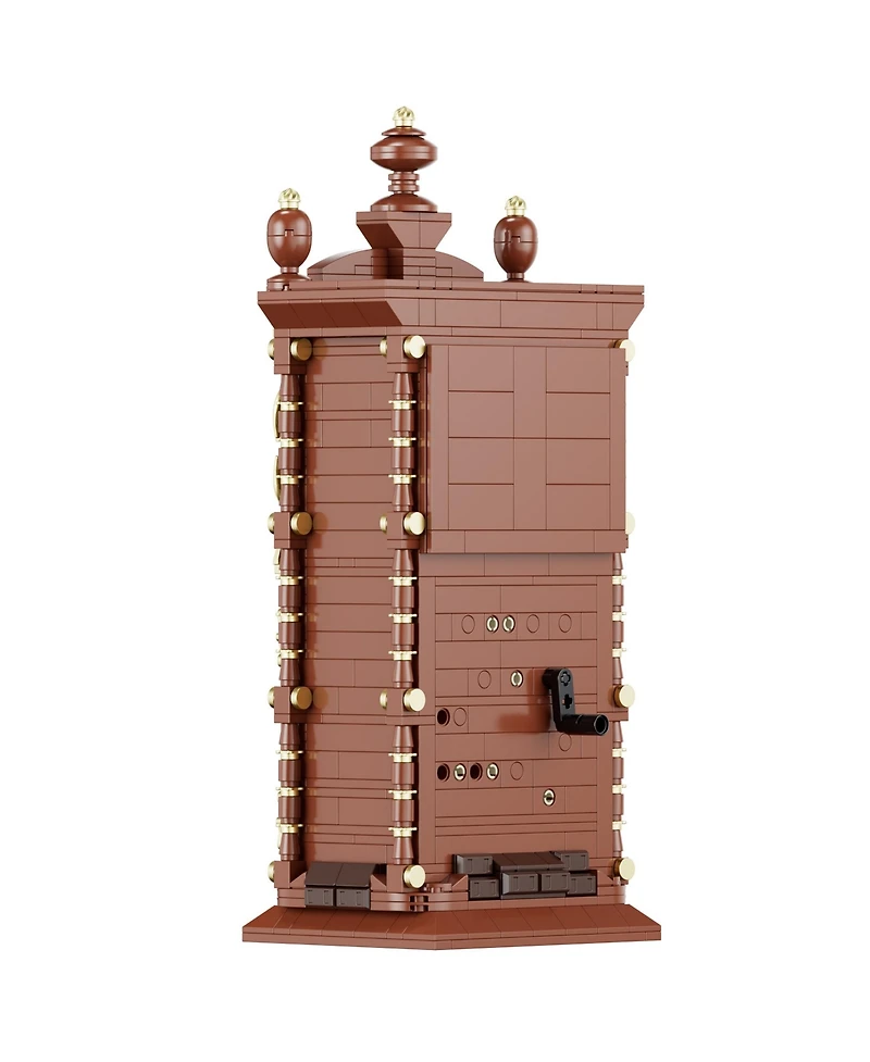 Contixo BK12 Retro Pendulum Clock 751-Piece Building Set with Quartz Clock Component, Ages 8+