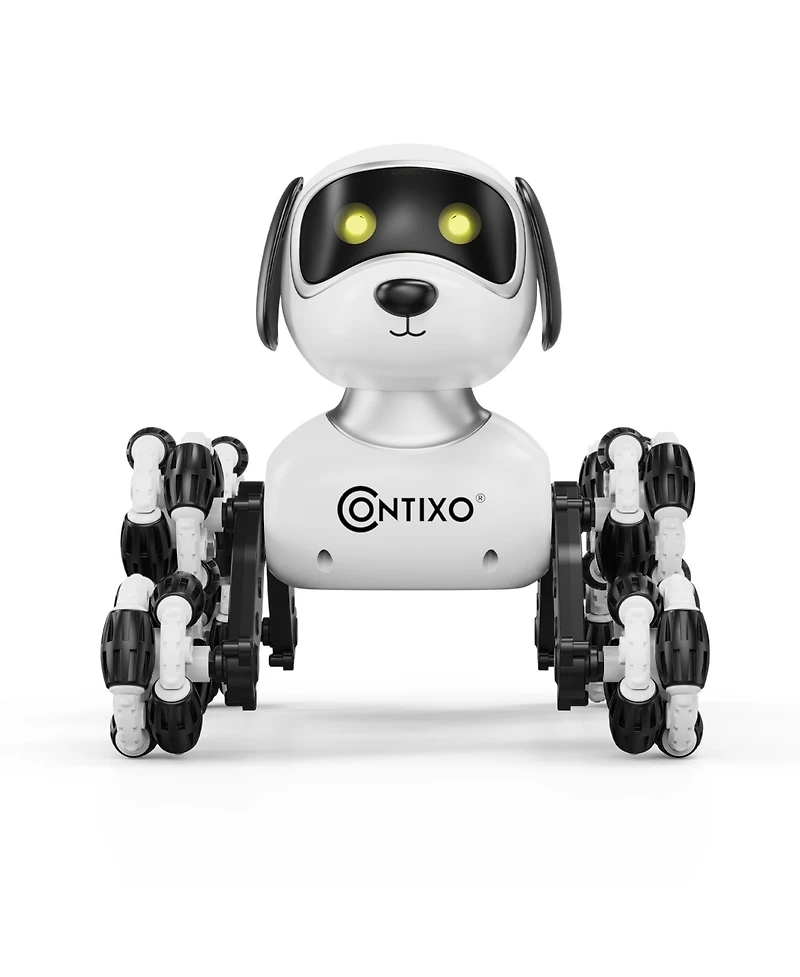Contixo Rc6 NeoPaw 8-Wheel Led RC Robot Dog with Sounds