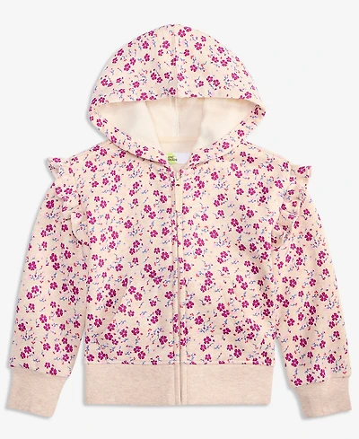 Epic Threads Baby Girls' and Toddler Floral-Print Full-Zip Hoodie, Macy's Exclusive