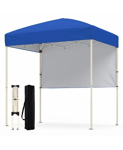 Gouun 6 x 4 feet Pop-Up Canopy Tent with Half Sidewall and Carry Bag