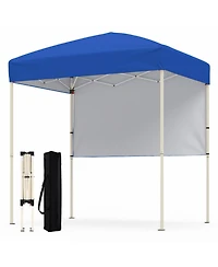 Gouun 6 x 4 feet Pop-Up Canopy Tent with Half Sidewall and Carry Bag