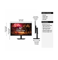 Samsung Odyssey G5 G50F 32" Fast-ips Qhd 180Hz G-sync Compatible Gaming Monitor