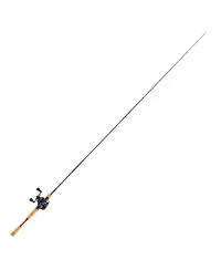 Hongge IM7 Carbon Fiber Baitcasting Rod and Reel Combo 6.5 ft with Cork Handle and Ceramic Ring Guides