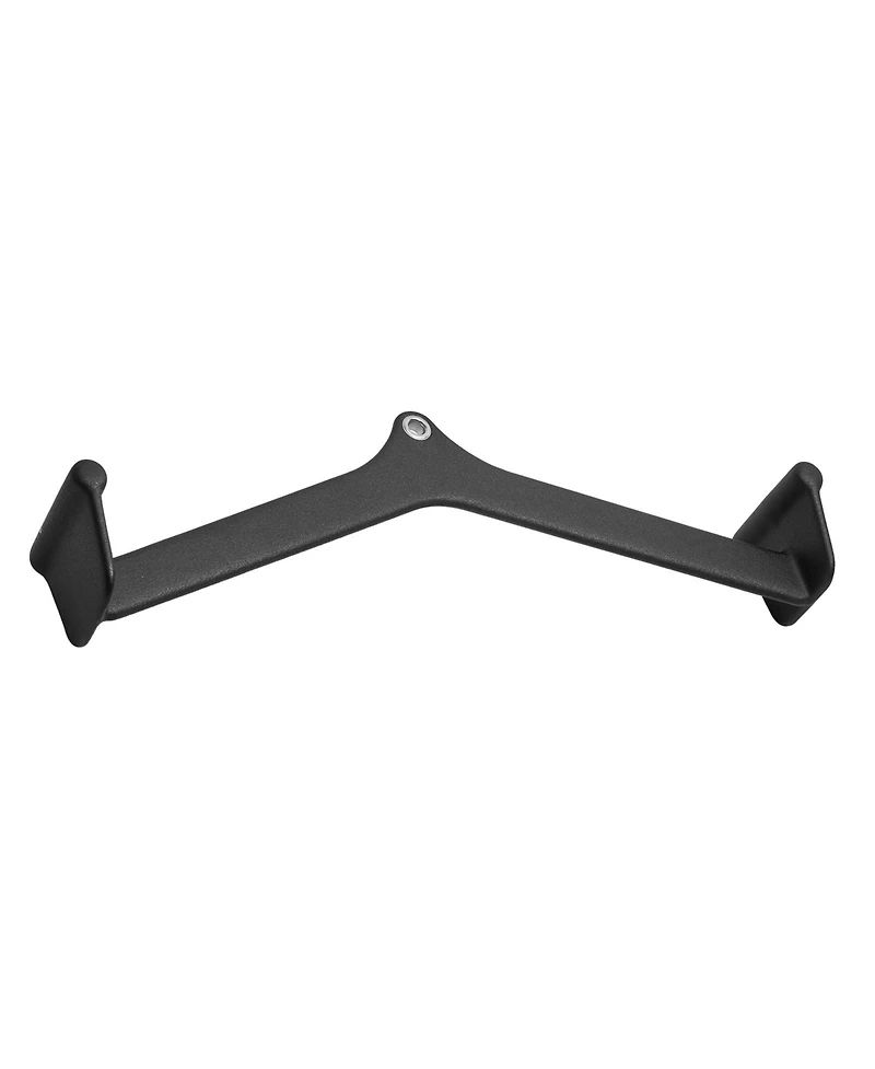 Hongge Lat Pulldown V-Bar Cable Machine Attachment Solid Steel with Rubber Coated Grips Rated to 1212 lbs