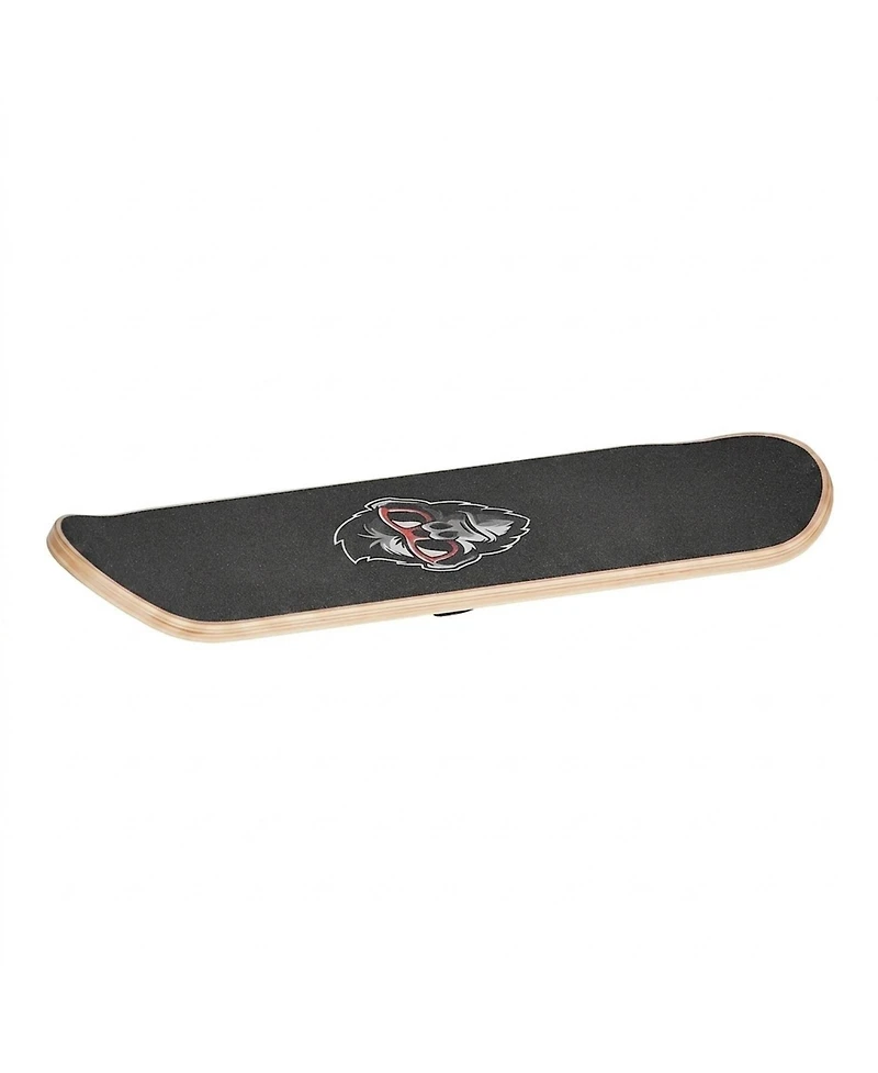 Hongge Adjustable Wobble Balance Board 28 in Wooden Trainer with 3-Level Base for Core Workouts and Standing Desks