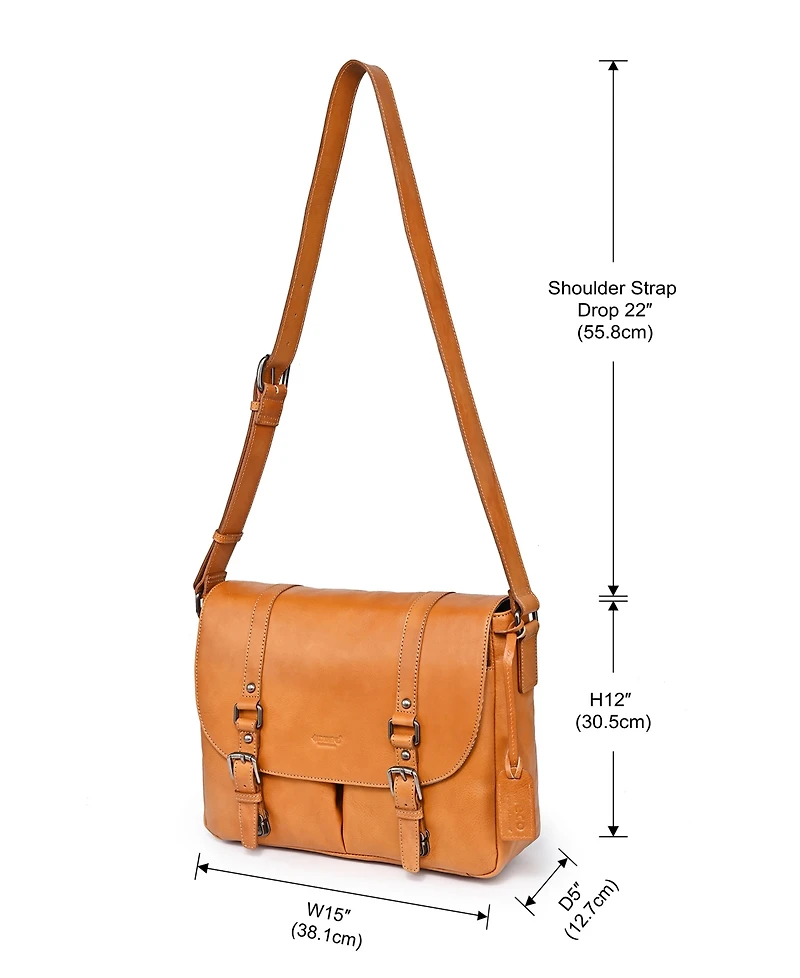 Old Trend Women's Genuine Leather Moonlight Messenger Bag