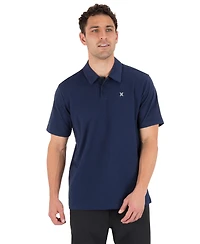Hurley Men's Icon Slub Short-Sleeve Polo Shirt