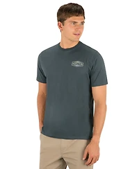 Hurley Men's Industry Artwork At Top Left Chest Regular-Fit T-Shirt