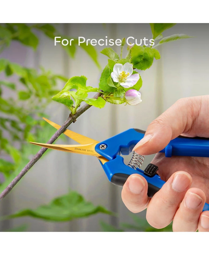 Xdovet Pruning Shears Garden Snips Straight Stainless Steel