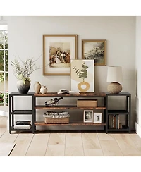 Tribesigns 78" Tv Stand for TVs up to 85", Farmhouse