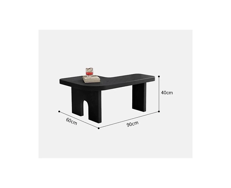 Flynama Modern Wooden Nesting Coffee Table, 70.86" Extendable Splicing Center Table