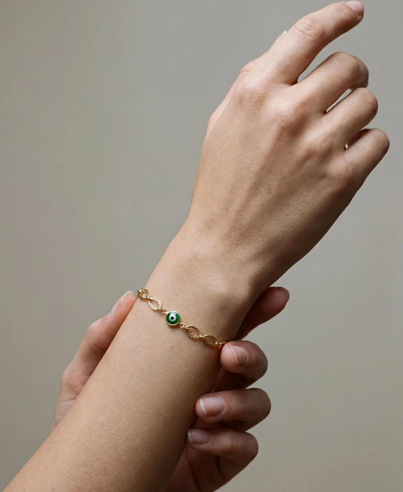 The M Jewelers Evil Eye Bracelet, 6"
