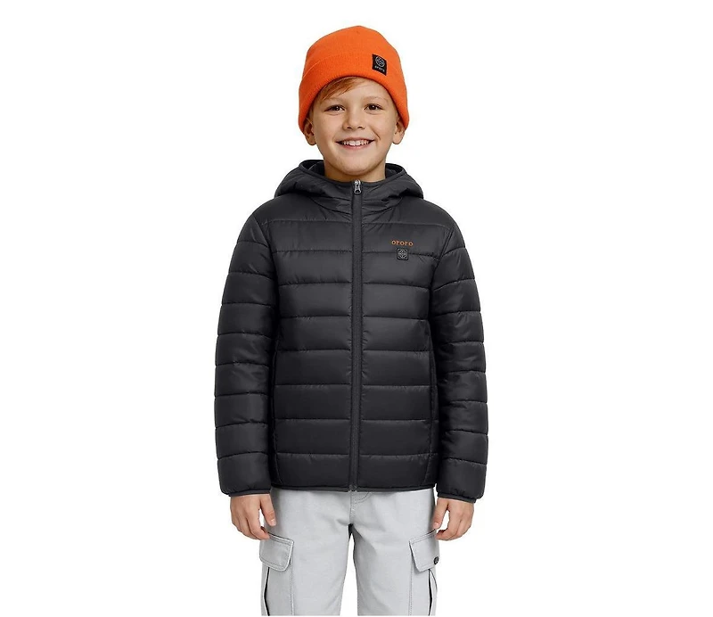 ororo Kids' S- Xl 4-Zone Heated Lightweight Puffer Jacket