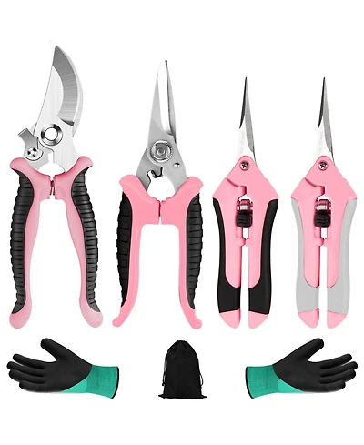 Xdovet Garden Shears Pruning Clippers Hand Pruner Gloves