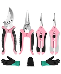 Xdovet Garden Shears Pruning Clippers Hand Pruner Gloves
