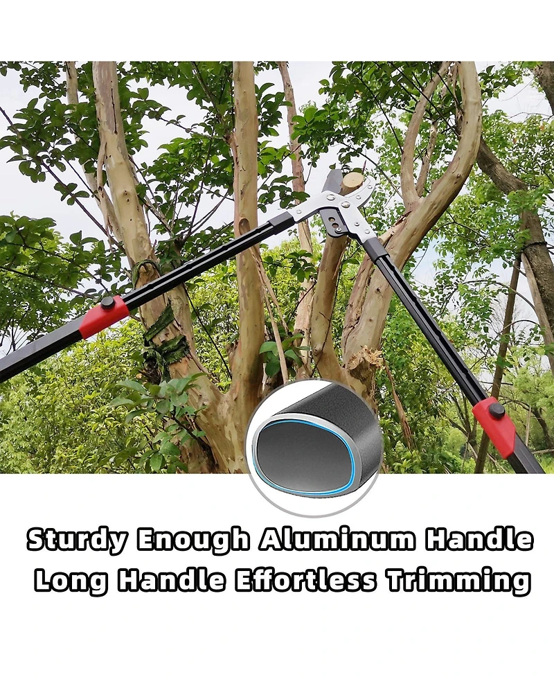 Xdovet Loppers Heavy Duty Tree Trimmer Extendable Pruner Compound Action