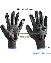 Xdovet Garden Gloves With Claws For Digging Planting Yard Work