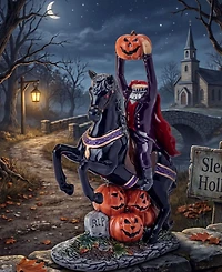Fitz and Floyd Halloween Harvest Headless Horseman Figurine
