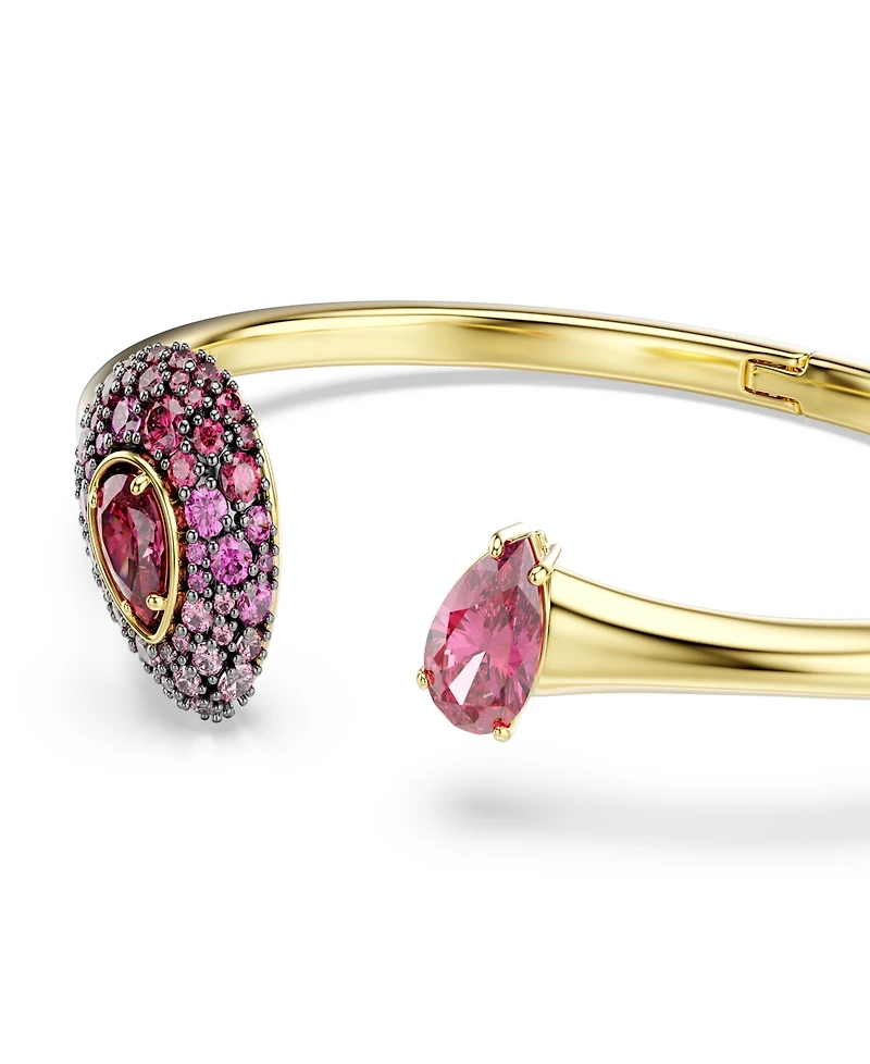 Swarovski Gold-Tone Plated Red Crystal Bracelet