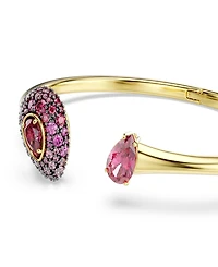 Swarovski Gold-Tone Plated Red Crystal Bracelet