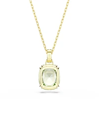 Swarovski Gold-Tone Plated Green Crystal Necklace