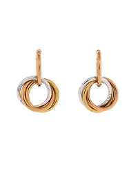 Pre-Owned Cartier Trinity Hoop Dangle Earrings