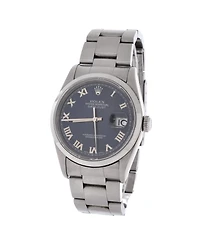 Pre-Owned Rolex Oyster Perpetual Datejust Automatic Watch in Stainless Steel 36mm