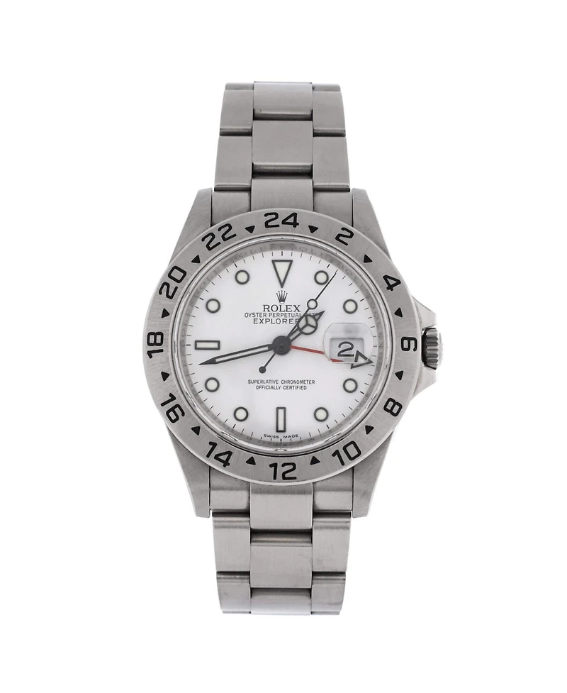 Pre-Owned Rolex Oyster Perpetual Explorer Ii Automatic Watch in Stainless Steel 40mm