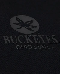 Mitchell & Ness Men's Black Ohio State Buckeyes Monochrome Icon Fleece Hoodie