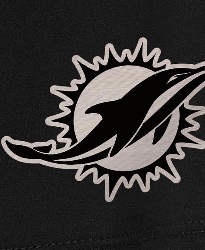 Antigua Women's Black Miami Dolphins Brushed Carbon Chip Skort