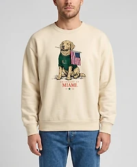 Uscape Apparel Men's and Women's Cream Miami Hurricanes Americana Good Boy Ribbed Premium Sweatshirt