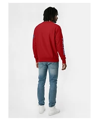 Champion Men's Red Philadelphia Phillies Reverse Weave Chenille Sweatshirt