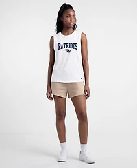 Champion Women's New England Patriots Distressed Muscle Tank Top