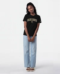 Champion Women's Vegas Golden Knights Arch Mascot Logo Screen Print T-Shirt