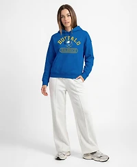 Champion Women's Buffalo Sabres Arched Pill Box Graphic Fleece-Lined Hoodie